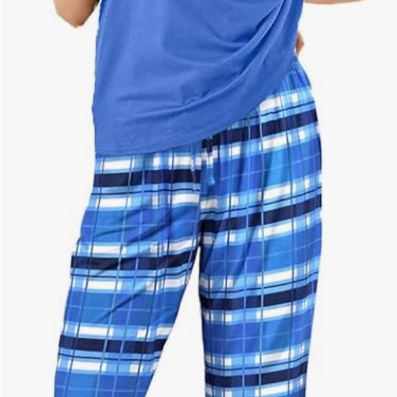 Ekouaer Women's Pajamas 2 Piece Pajama Set Soft Short Sleeve Sleepwear Ladies - Picture 2 of 3